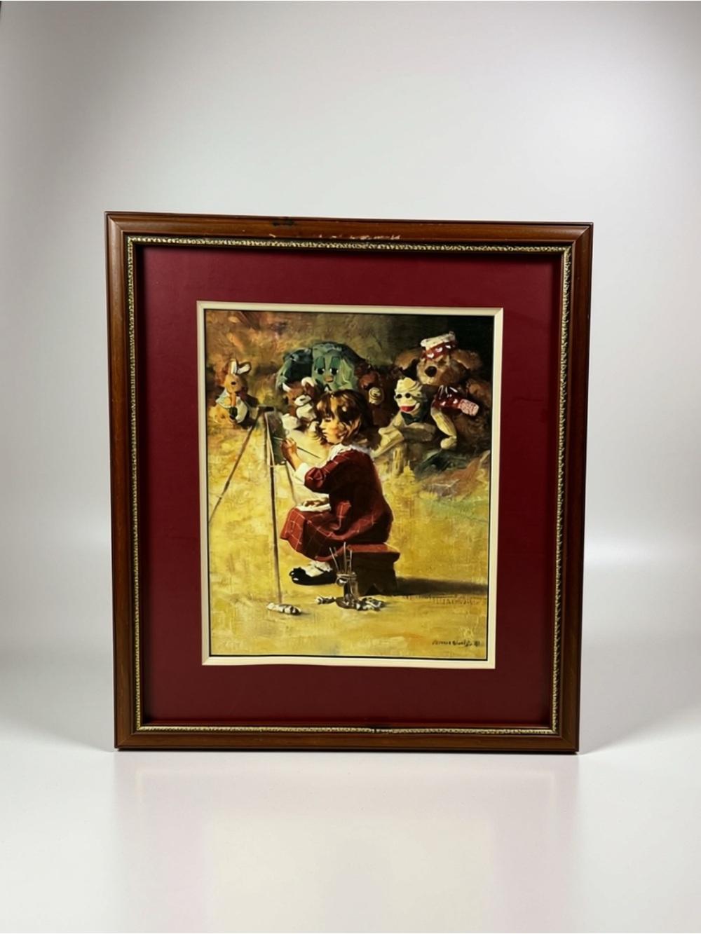 Framed Art Print - "Budding Artist" by Loren Entz (CA)